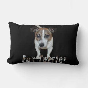 Cojín Lumbar Fox Terrier Y Logo, Lumbar Cushion