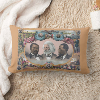 Cojín Lumbar Fr3d3rick Bailey Douglass con negro abolicionista