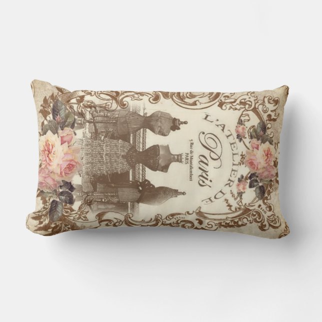 Cojín Lumbar Francés vintage (Anverso)