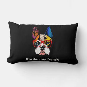 Cojín Lumbar Frenchie Gift Perdonar mi perro toro francés col