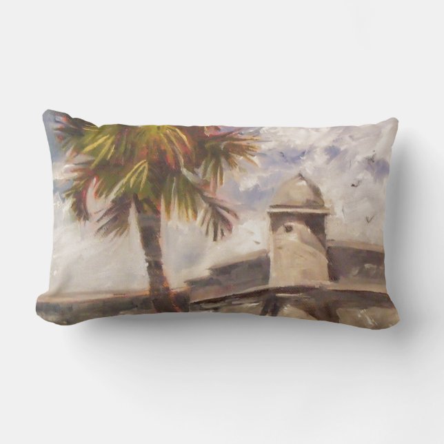 Cojín Lumbar Fuerte de San Agustín - Castillo de san Marcos (Anverso)