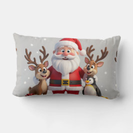 Cojín Lumbar Funny Christmas Throw Pillow