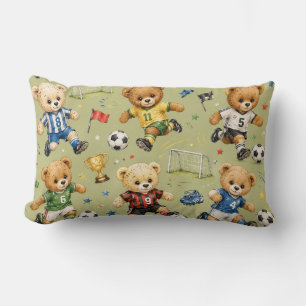 Cojín Lumbar Futuro Equipo Estelar del Fútbol Teddy
