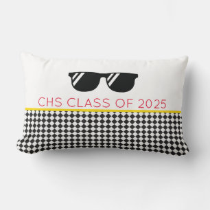 Cojín Lumbar Gafas de sol divertidas de la clase escolar de 202