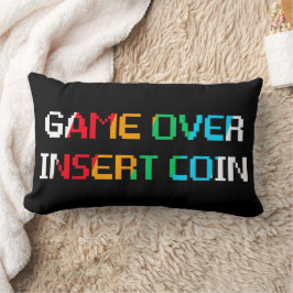 Cojín Lumbar Game Over Insert Coin