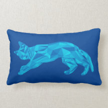 Gato azul flojo extendido