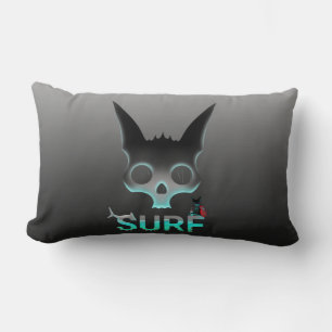 Cojín Lumbar Gato Skull Graffiti Surf