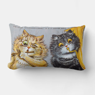Cojín Lumbar Gatos amantes de la música, Louis Wain