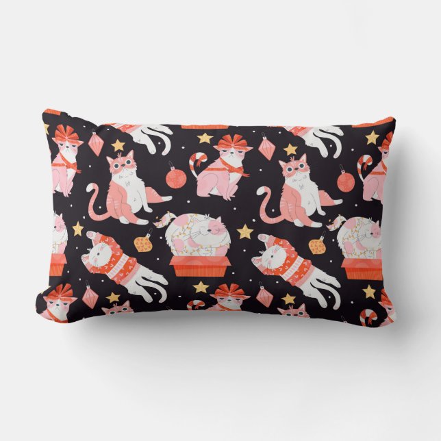Cojín Lumbar Gatos cortos (Anverso)