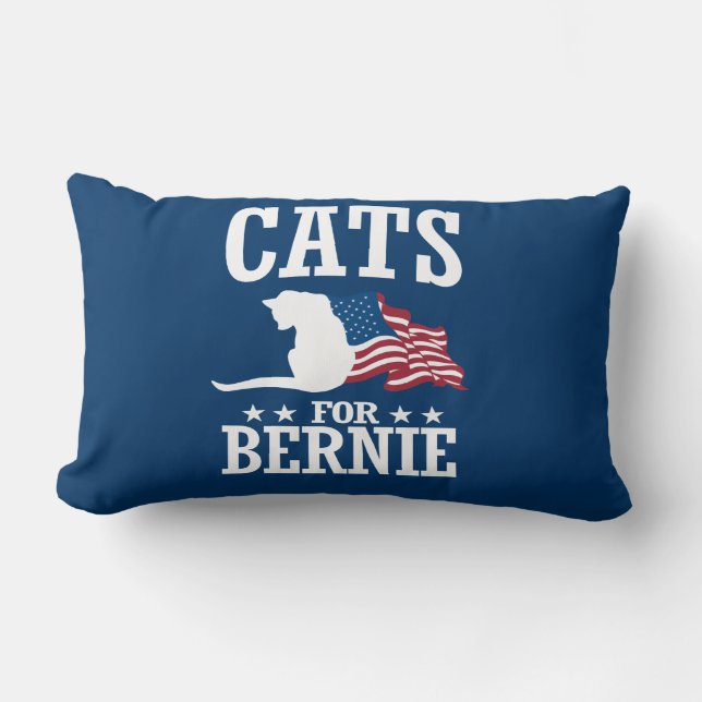 COJÍN LUMBAR GATOS PARA LAS CHORREADORAS DE BERNIE (Anverso)