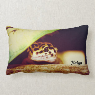 Cojín Lumbar Gecko del leopardo