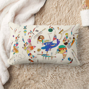 Cojín Lumbar Geometría biomórfica   Wassily Kandinsky  
