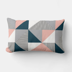 Cojín Lumbar Geometría coloreada abstracta