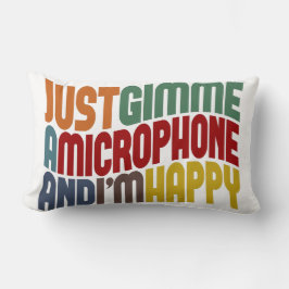Cojín Lumbar Gimme A Micrófono