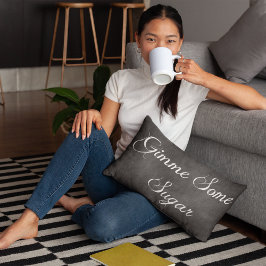 Cojín Lumbar Gimme Algo Sugar・Black Chalkboard