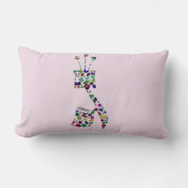 Cojín Lumbar Gimmel - Letra hebrea