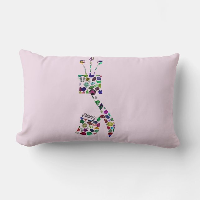 Cojín Lumbar Gimmel - Letra hebrea (Anverso)