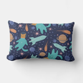 Cojín Lumbar Ginger cat en la aventura de la galaxia espacial