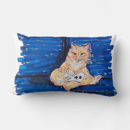 Cojín Lumbar Ginger Gamer Cat