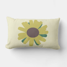 Girasol Simple Marrón Verde Amarillo Flor  
