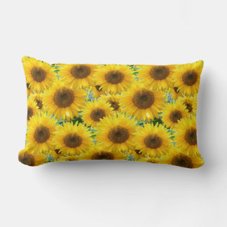Cojín Lumbar Girasoles florecidos
