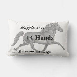 Cojín Lumbar Gletta Caballo Islandés en el Ritmo Volador