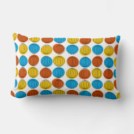 Cojín Lumbar Globe oscuro naranja de espalda lumbar