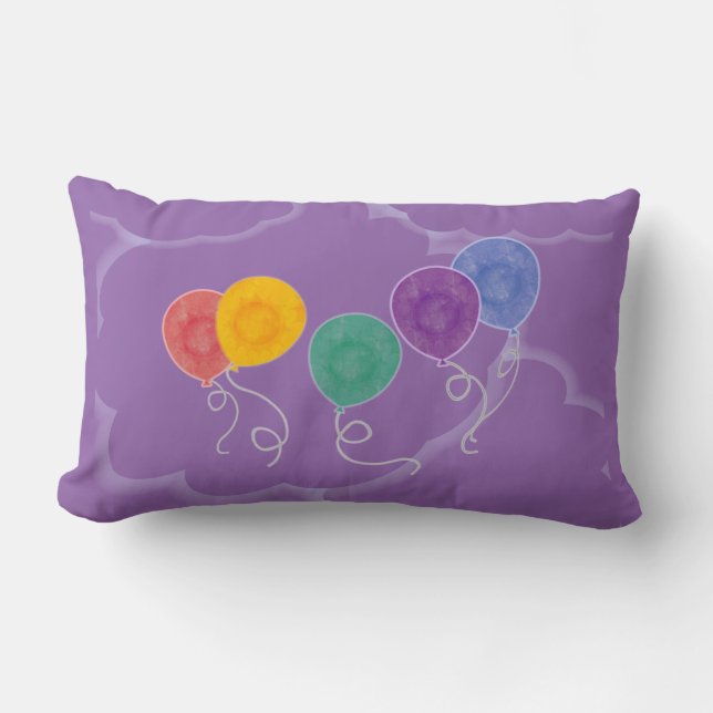Cojín Lumbar Globos (Anverso)