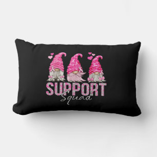 Cojín Lumbar Gnomías divertidas apoyan la prevención del cáncer