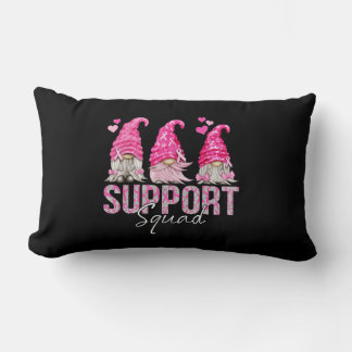 Cojín Lumbar Gnomías divertidas apoyan la prevención del cáncer