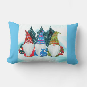 Cojín Lumbar Gnomos Navideños