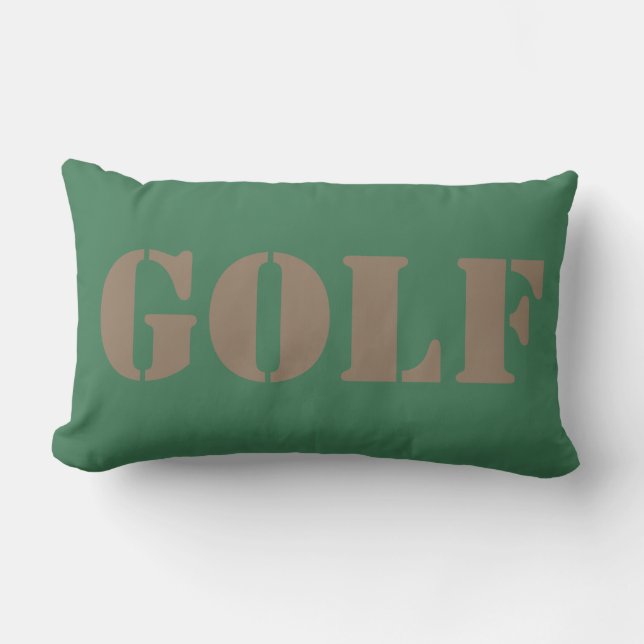 COJÍN LUMBAR GOLF PILLOW (Anverso)