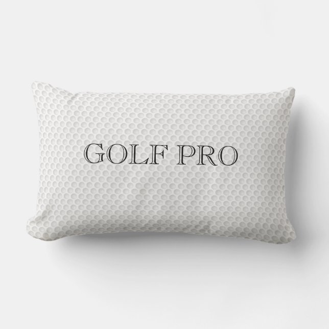 Cojín Lumbar Golf Pro Ball Dimples Decoración Deportiva Diverti (Anverso)