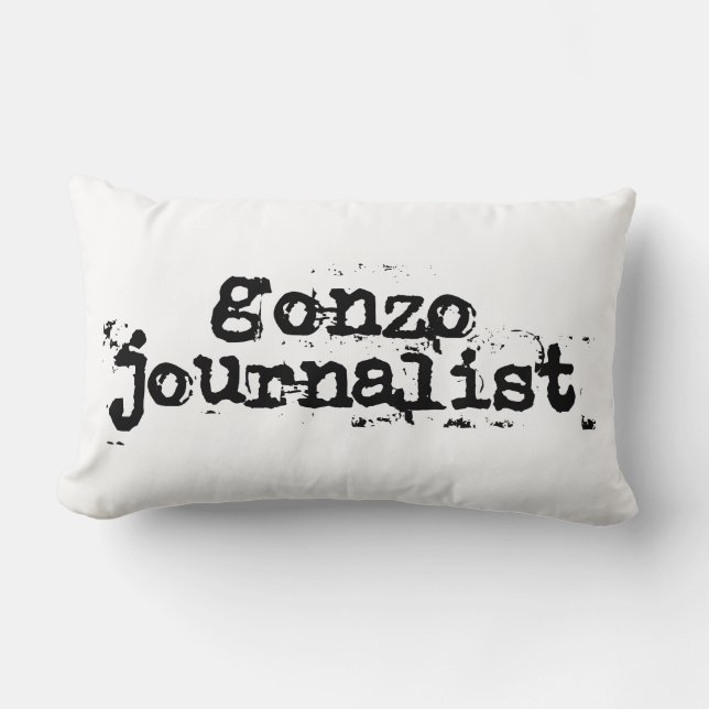 Cojín Lumbar Gonzo Journalist (Anverso)