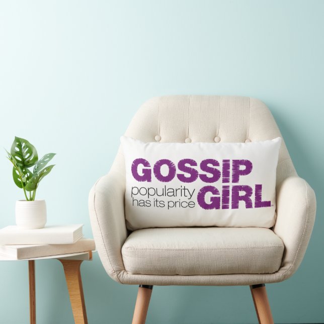 Cojín Lumbar Gossip Chica - La popularidad tiene su precio (Silla)