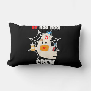 Cojín Lumbar Graciosa enfermera de la tripulación de ER Boo Boo