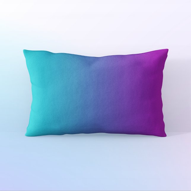 Cojín Lumbar Gradiente de Azul Turquesa a Morado (Subido por el creador)