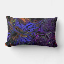 Cojín Lumbar Graffiti líquido morado