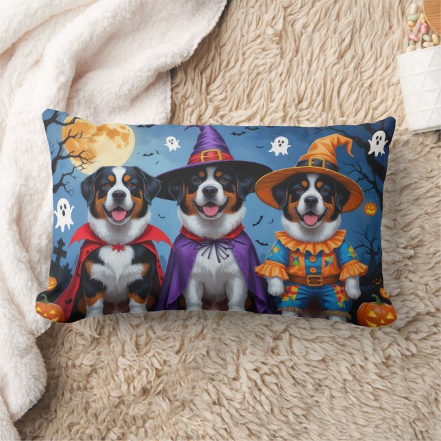 Cojín Lumbar Gran calabaza de perro de la montaña suiza Funny H (Manta)