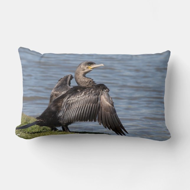 Cojín Lumbar Gran cormorán (Anverso)