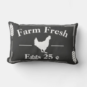 Cojín Lumbar Granja moderna de hueso fresco Hen