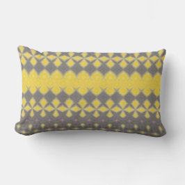 Cojín Lumbar Grey and yellow Throw Pillow
