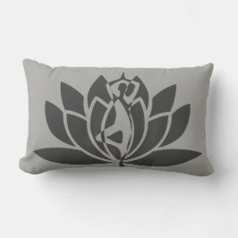 Cojín Lumbar Gris Gris reversible holístico