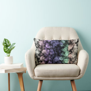 Cojín Lumbar Groovy Boho burbuja bandera del orgullo ecléctico