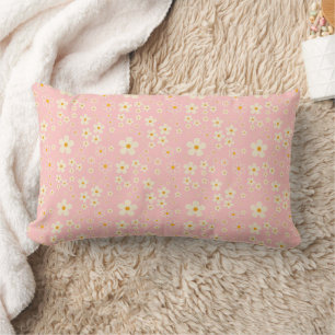 Cojín Lumbar Groovy Boho Daisy Floral Garden Pattern Wrap de Ru