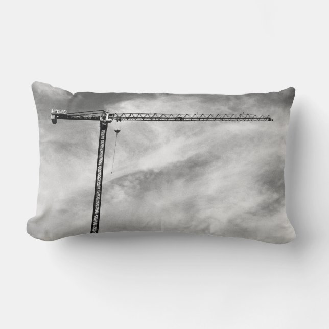 Cojín Lumbar Grúa de construcción (Anverso)