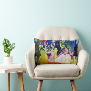 Cojín Lumbar Grupo en Crinolinas por Wassily Kandinsky