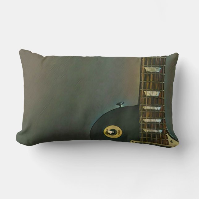 Cojín Lumbar Guitar gifts for him (Anverso)