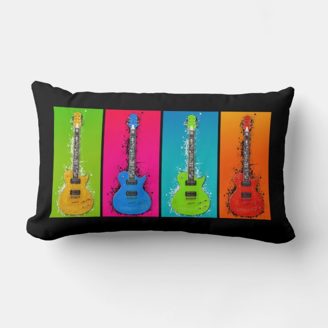 Cojín Lumbar Guitarra eléctrica (Anverso)