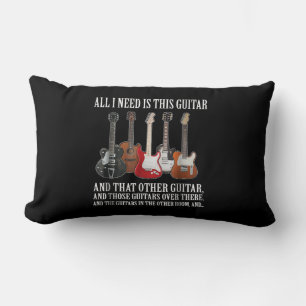 Cojín Lumbar Guitarra   Todo Lo Que Necesito Es Esta Guitarra A